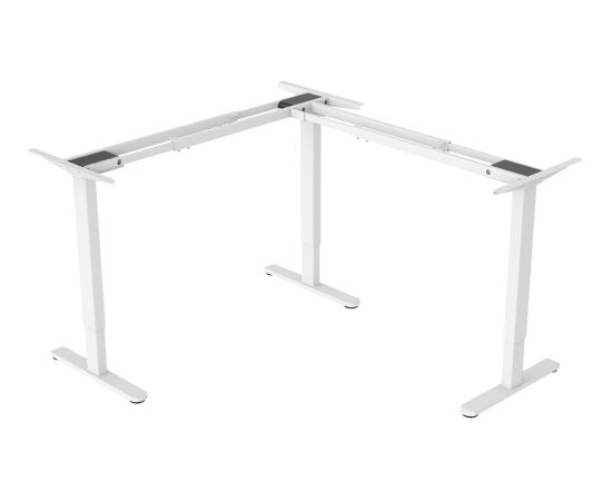 Digitus Electrically Height-Adjustable Table Frame, 90° L-Shape DA-90453 (White, Triple Motor, 2 Levels) Jaunumi -Dārzam