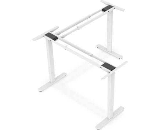 Digitus Electrically Height-Adjustable Table Frame, 90° L-Shape DA-90453 (White, Triple Motor, 2 Levels) Jaunumi -Dārzam