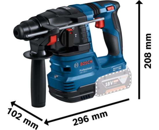 Bosch Powertools 18V Professional Set, GBH 18V-22 + GSR 18V-65 + GWS 18V-8 Professional (blue, 2x Li-Ion battery 5.0Ah, in 3 L-BOXXes) Jaunumi -Dārzam
