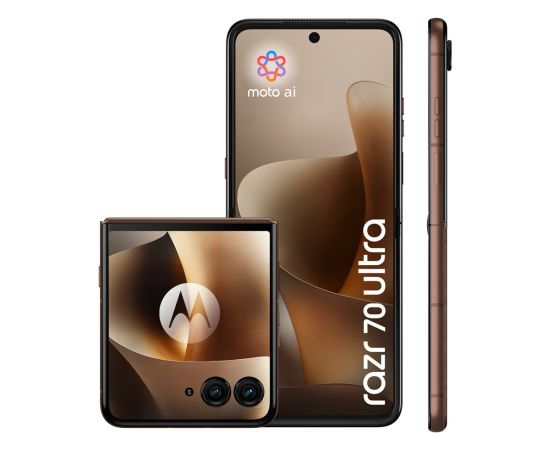 Motorola razr 70 ultra 17.7 cm (6.96") Dual SIM Android 16.0 5G USB Type-C 16 GB 512 GB 5000 mAh Wood Мобильные телефоны