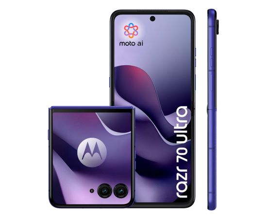 Motorola razr 70 ultra 17.7 cm (6.96") Dual SIM Android 16.0 5G USB Type-C 16 GB 512 GB 5000 mAh Violet Мобильные телефоны