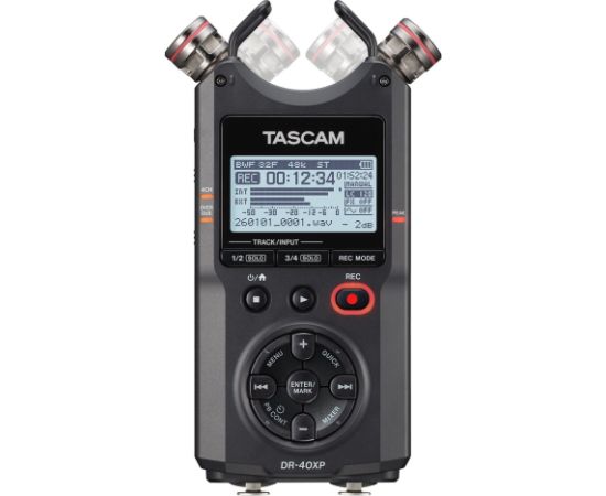 Tascam DR-40XP - Przenośny rejestrator cyfrowy z interfejsem audio USB Diktafoni