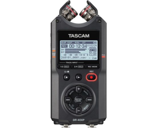 Tascam DR-40XP - Przenośny rejestrator cyfrowy z interfejsem audio USB Diktafoni