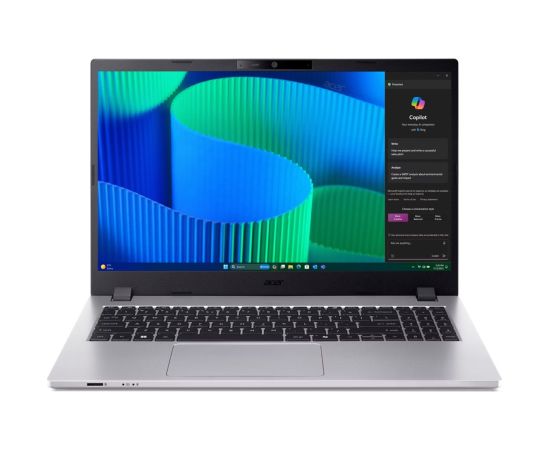 Acer TravelMate P2 TMP215-55-TCO Intel Core 5 120U Laptop 39.6 cm (15.6") Full HD 16 GB DDR5-SDRAM 512 GB SSD Wi-Fi 6E (802.11ax) Windows 11 Pro Silver New Repack/Repacked Portatīvie datori