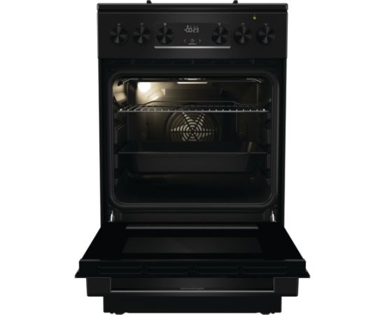 GORENJE GK5C60BJ gāzes plīts 50cm Melna Gāzes Plītis