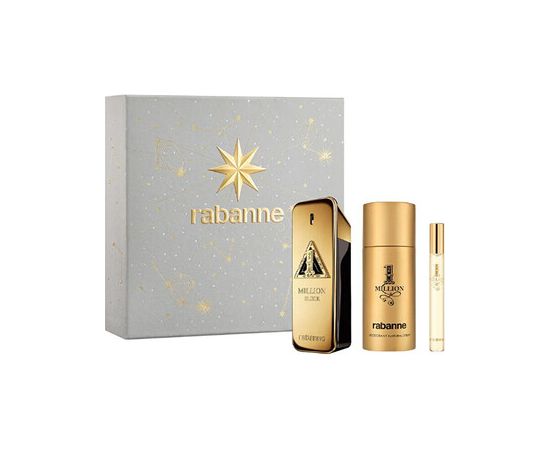 Paco Rabanne 1 Million Elixir Dárková sada EDP 100 ml, deospray 100 ml a miniaturka EDT 10 ml 100ml Dāvanu komplekti