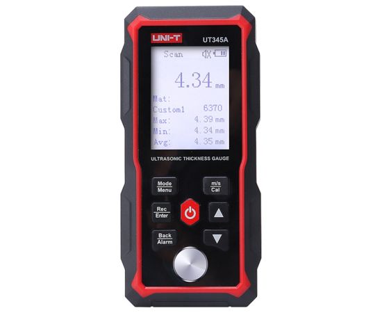 Uni-T UT345A Ultrasonic Thickness Gauge Testeri un mērierīces