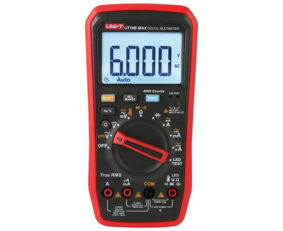 Uni-T True RMS UT18B MAX Digital Multimeter Testeri un mērierīces