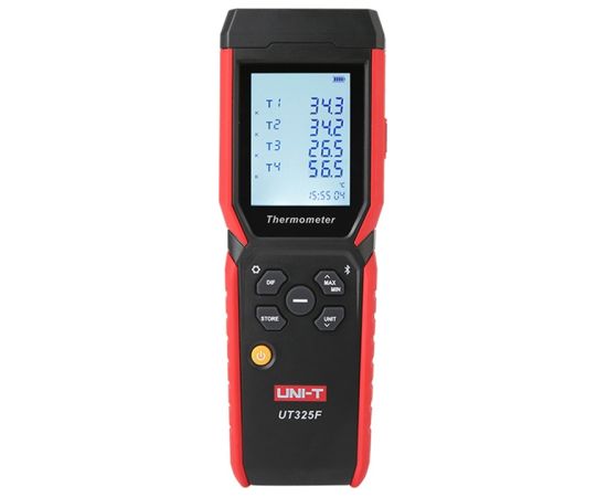 Uni-T UT325F 4-Channel Thermometer Testeri un mērierīces