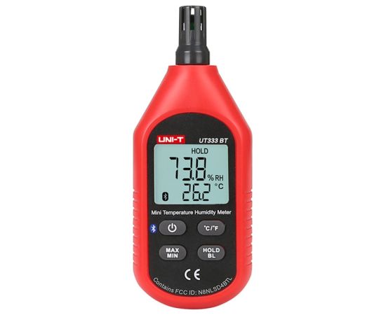 Uni-T UT333BT Mini Temperature and Humidity Meter Testeri un mērierīces