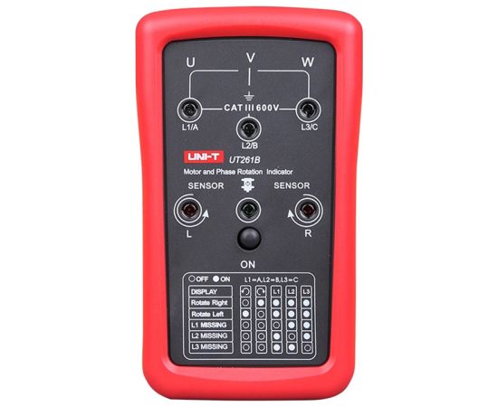 Uni-T UT261B Motor Phase and Rotation Direction Tester Testeri un mērierīces