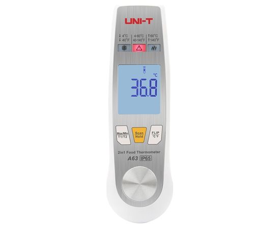 Uni-T A63 2-in-1 Food Thermometer Testeri un mērierīces
