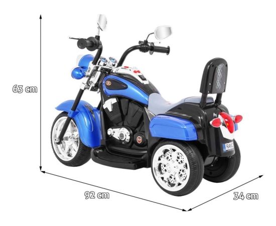 Motorek Chopper NightBike Niebieski Jaunumi, Bērnu preces