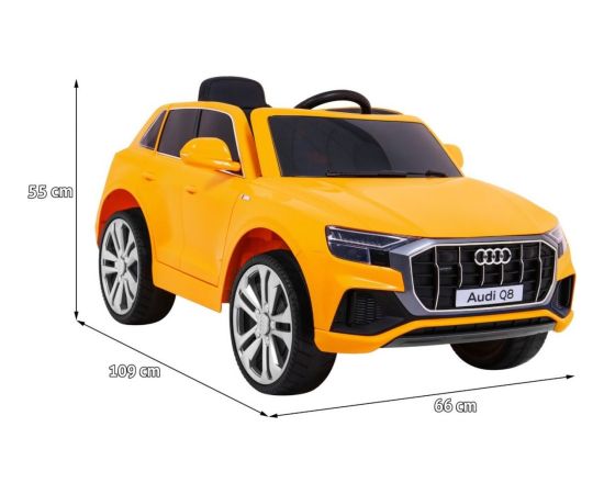 Pojazd Audi Q8 LIFT Żółty Jaunumi, Bērnu preces