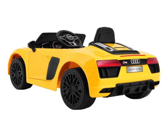 Pojazd AUDI R8 Spyder RS EVA 2.4G Żółty Новости - Детские товары