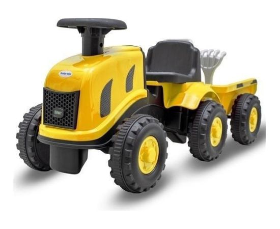 Baby Mix Jeździdełko traktor z przyczepą Benny żółty Новости - Детские товары