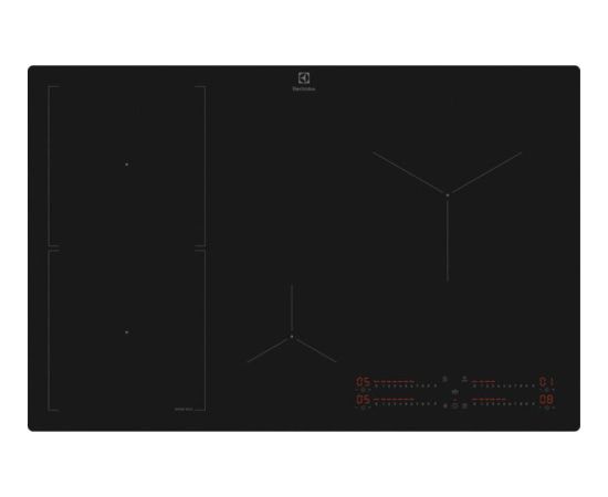Electrolux EIS82453IT Indukcijas virsma 80cm SaphirMatt SE® 700.sērija SenseBoil SLIM-FIT Iebūvējama virsma - Indukcijas
