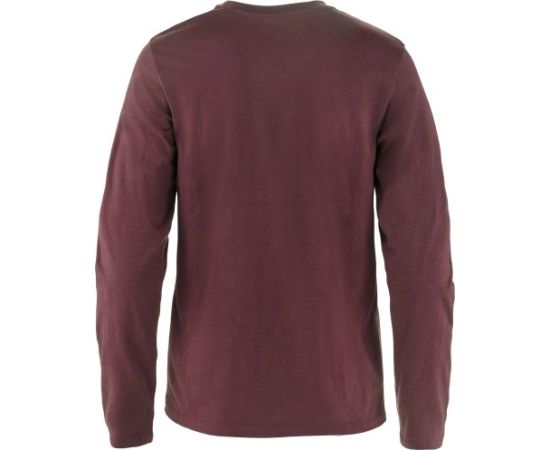 Fjallraven 1960 Logo T-Shirt LS W / Tumši sarkana / L Krekli