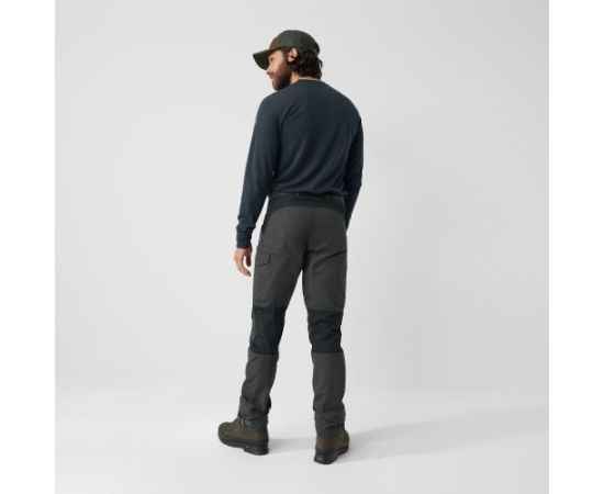 Fjallraven Kaipak Trousers Long / Pelēka / Melna / 52 Брюки и шорты