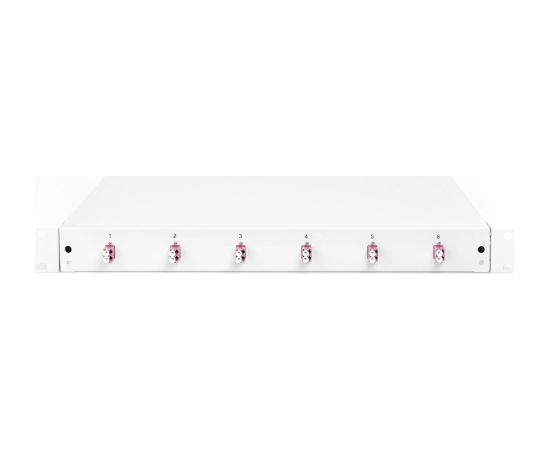 Digitus fiber optic splice box, 1U, equipped, LC, OM4 (gray) Wireless Routers