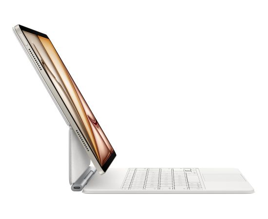 Apple Magic Keyboard for the 13" iPad Air (M3) (white, DE layout, scissor mechanism) Klaviatūras