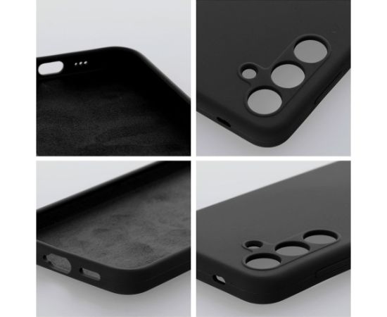 OEM Case Liquid Silicone 2.0mm Xiaomi Redmi A7 4G/Redmi A5/Poco C71 (171,7x77,8x8,26) black Neoriģinālie Maciņi