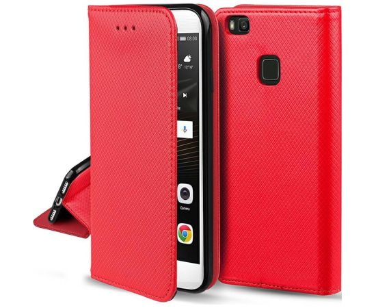 OEM Case Smart Magnet Xiaomi Redmi A7 4G/Redmi A5/Poco C71 (171,7x77,8x8,26) red Neoriģinālie Maciņi