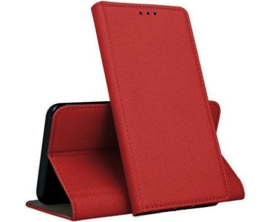 OEM Case Smart Magnet Xiaomi Redmi A7 4G/Redmi A5/Poco C71 (171,7x77,8x8,26) red Neoriģinālie Maciņi