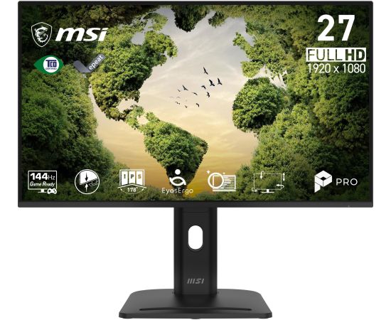 LCD Monitor MSI 27 " 1920 x 1080 pixels Full HD Native aspect ratio 16:9 LCD Flat PROMP275PGNE14 Monitori