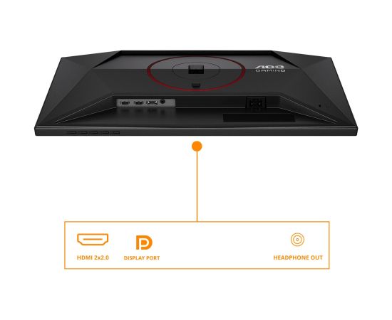 LCD Monitor AOC 23.8 " 1920 x 1080 pixels Full HD Native aspect ratio 16:9 LED Flat 24G4ZR Monitori