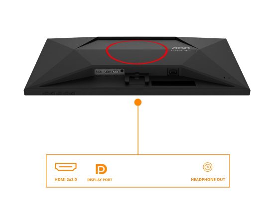 LCD Monitor AOC 27 " 1920 x 1080 pixels Full HD Native aspect ratio 16:9 LED Flat 27G4ZRE Monitori