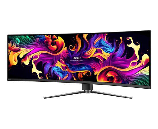 Monitor MSI 49 " 5120 x 1440 pixels Dual QHD Native aspect ratio 32:9 QD-OLED Curved MPG491CQPXQD-OLED Monitori