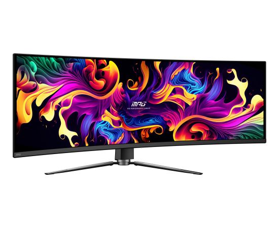Monitor MSI 49 " 5120 x 1440 pixels Dual QHD Native aspect ratio 32:9 QD-OLED Curved MPG491CQPXQD-OLED Monitori