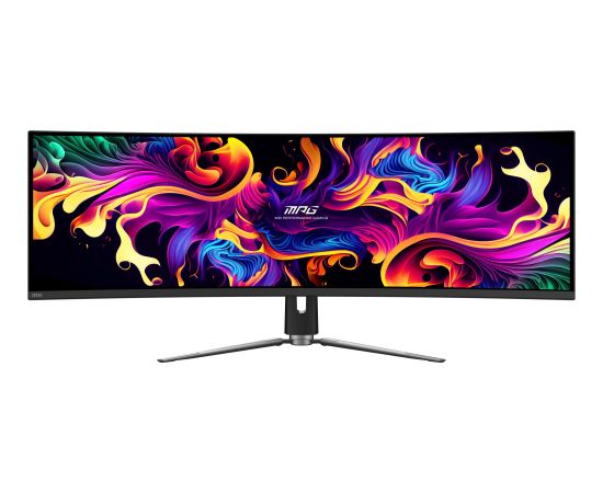 Monitor MSI 49 " 5120 x 1440 pixels Dual QHD Native aspect ratio 32:9 QD-OLED Curved MPG491CQPXQD-OLED Monitori