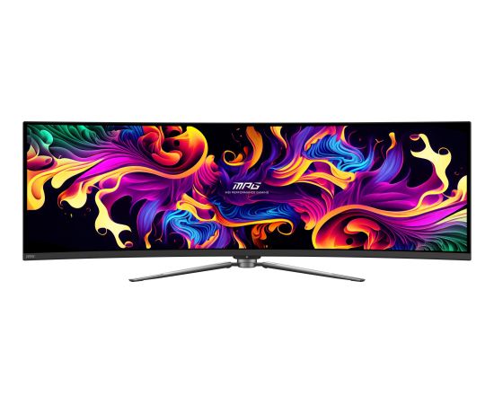 Monitor MSI 49 " 5120 x 1440 pixels Dual QHD Native aspect ratio 32:9 QD-OLED Curved MPG491CQPXQD-OLED Monitori