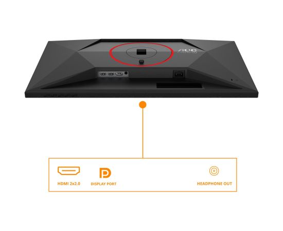 LCD Monitor AOC 27 " 1920 x 1080 pixels Full HD Native aspect ratio 16:9 LED Flat 27G4ZR Monitori