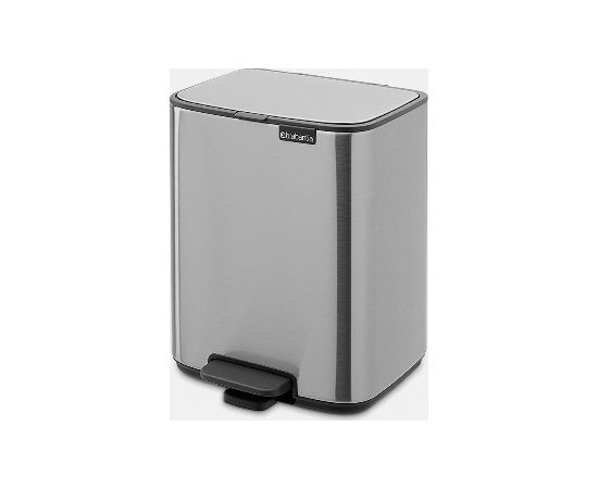 Brabantia atkritumu tvertne ar pedāli Bo, 7l, matt steel FPP Papīra - atkritumu grozi