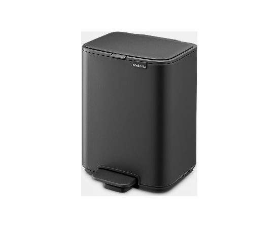 Brabantia atkritumu tvertne ar pedāli Bo, 4l, mineral infinite grey Papīra - atkritumu grozi