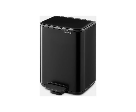 Brabantia atkritumu tvertne ar pedāli Bo, 4l, matēta melna Papīra - atkritumu grozi