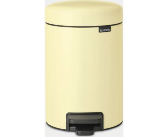 Brabantia atkritumu tvertne ar pedāli NewIcon, 3L, mellow yellow Papīra - atkritumu grozi