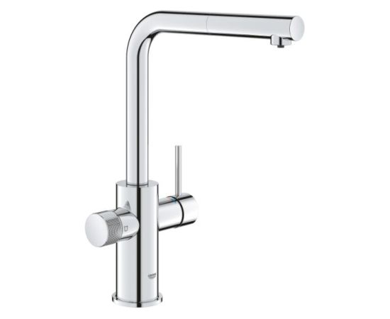 virtuves izlietnes maisītājs ar izvelkamo dušu Grohe Blue Pure Minta (bez filtra!), hroms Для кухни