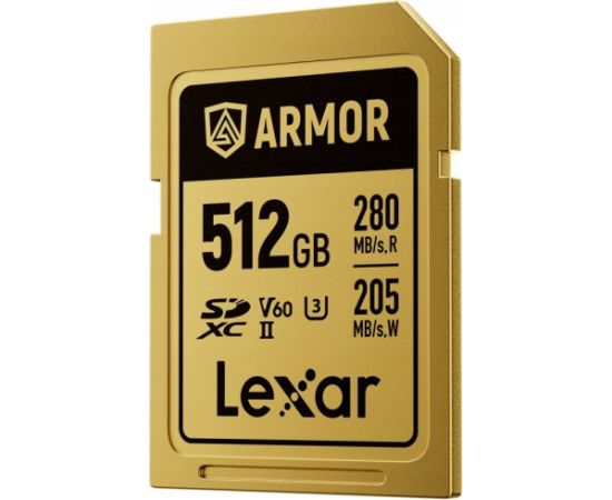 Lexar Armor Gold SDXC 512 GB Class 10 UHS-II/U3 V60 (LSDAMGL512G-RNNNG) Карты памяти