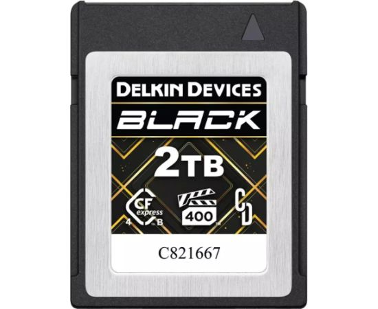 Delkin CFexpress 4.0 BLACK | Type B | R3700/W3220 (VPG400) 2TB Карты памяти