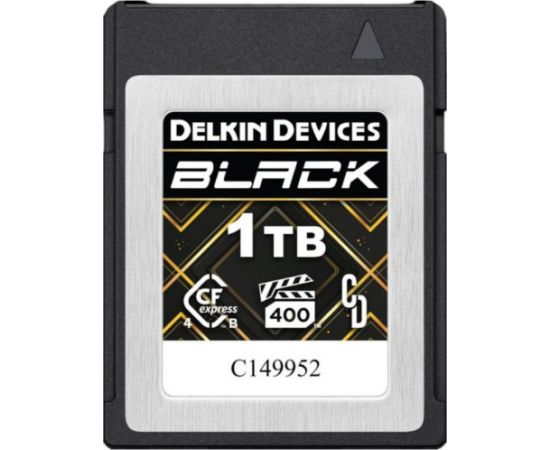 Delkin CFexpress 4.0 BLACK | Type B | R3630/W3130 (VPG400) 1TB Карты памяти