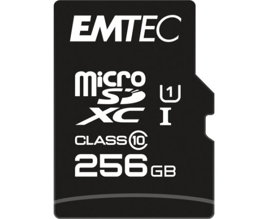 Emtec micro SD 256GB UHS-I U1 EliteGold + Adapter Карты памяти