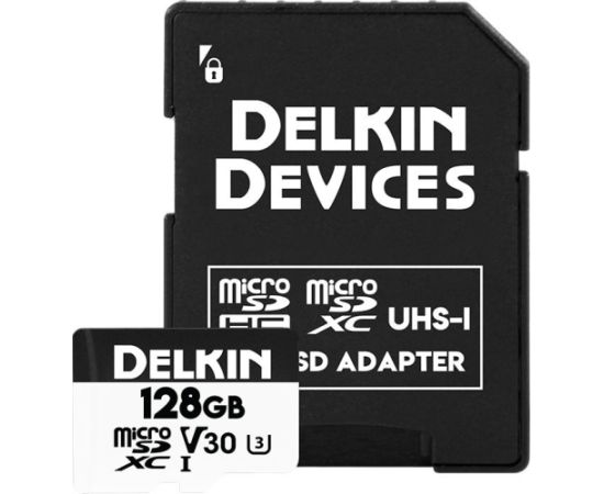 Delkin Trail Cam Hyperspeed MicroSDXC 128 GB Class 10 UHS-I/U3 V30 (DDMSDAHS128GB) Карты памяти