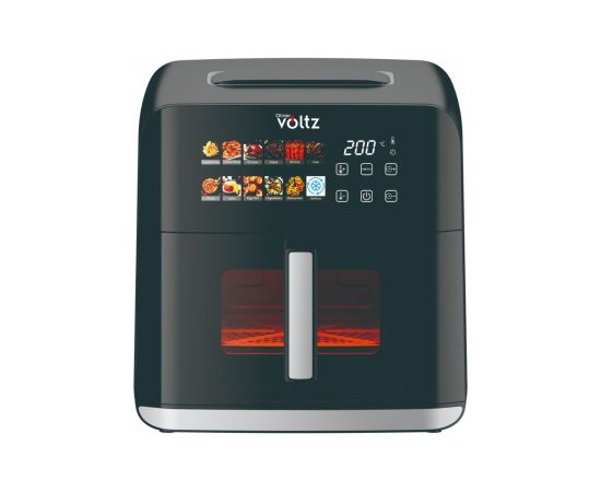 Gaisa fritieris Oliver Voltz 5OV51980CF, 1800W, 8L tvertne, LED krāsains displejs Taukvāres katli