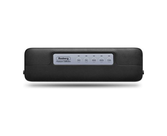 Vakuuma iekārta, 110 W, Rosberg Premium 55RP51987D, 65 kPa, maisiņa platums līdz 30 cm, melna. Jauda Vakuuma iepakotāji