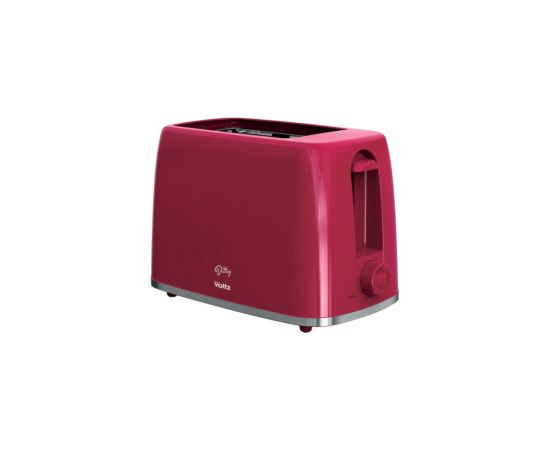 Oliver Voltz Daisy 5OV51440WR, тостер, 700 Вт, 6 режимов, красный Тостеры