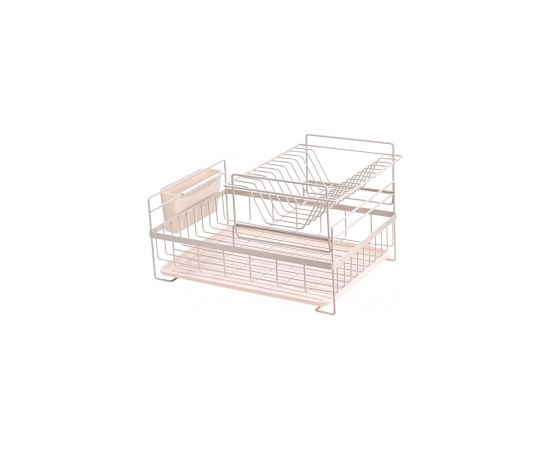 Rosberg 5R53000PBG, сушилка для посуды, 2 уровня, 45x32,5x27,3 см, кремовый Citi trauki